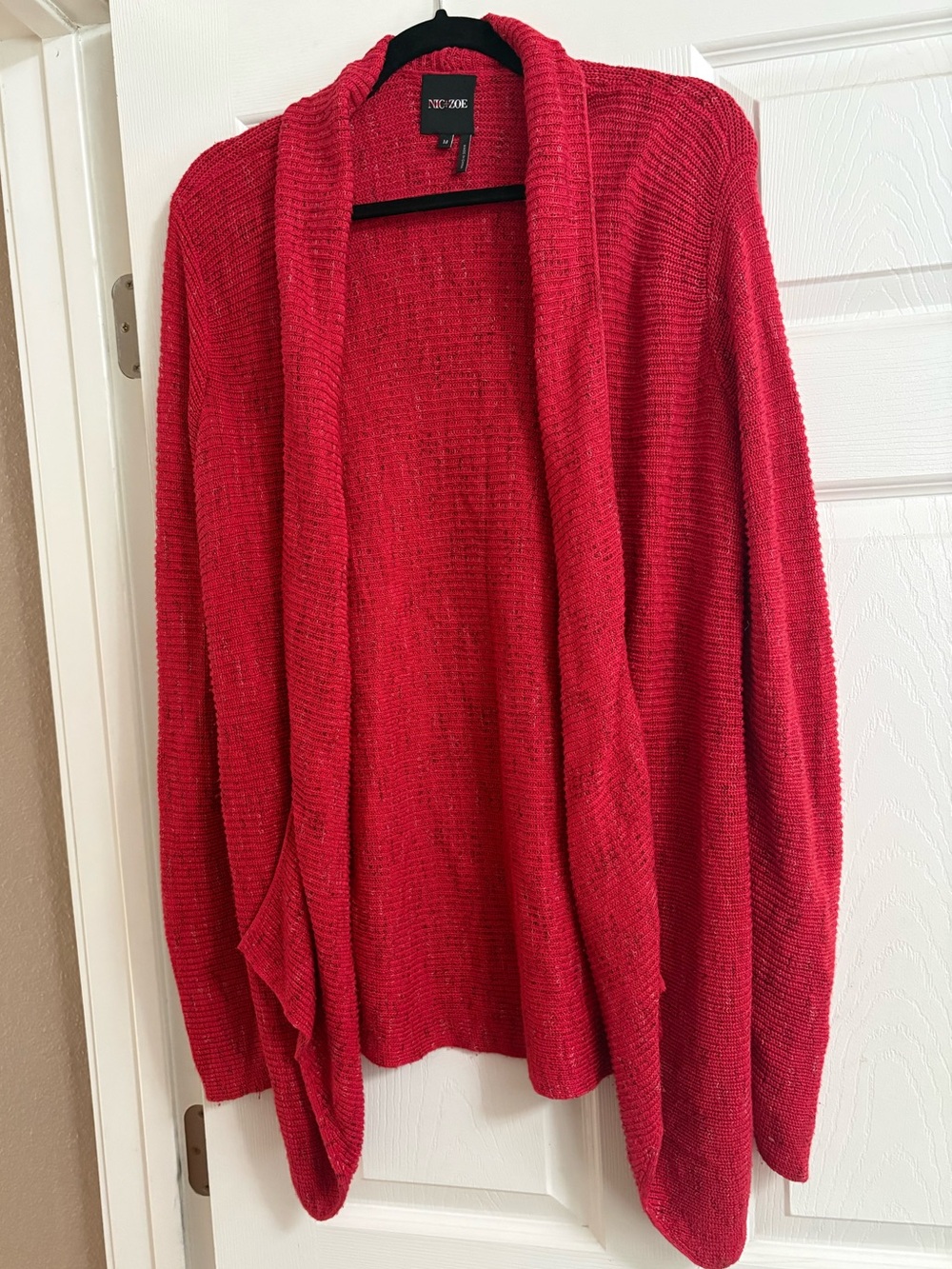 Nic+Zoe open front cardigan fall autumn comfy cozy capsule wardrobe M